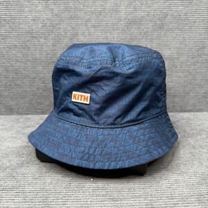 KITH Reversible Bucket Hat Blue Monogram / Orange Sample Piece 55cm Rare Sample